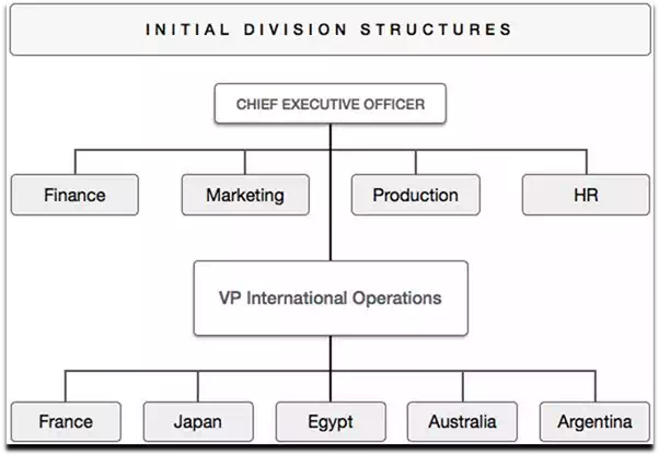 Initial Division Structures