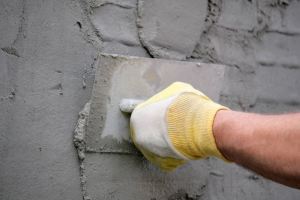 plastering